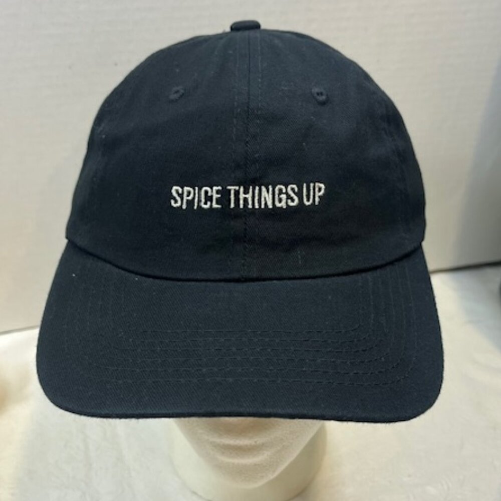 Bacardi Spice Things Up Adjustable Cotton Baseball Cap Black PROMO HAT
